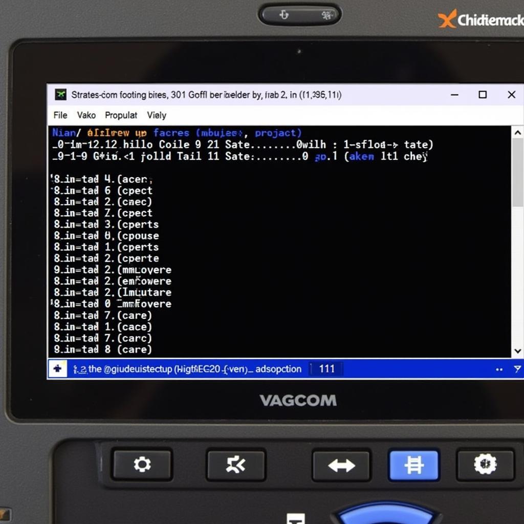 Screenshot of VAG-COM 311 Software Displaying Fault Codes