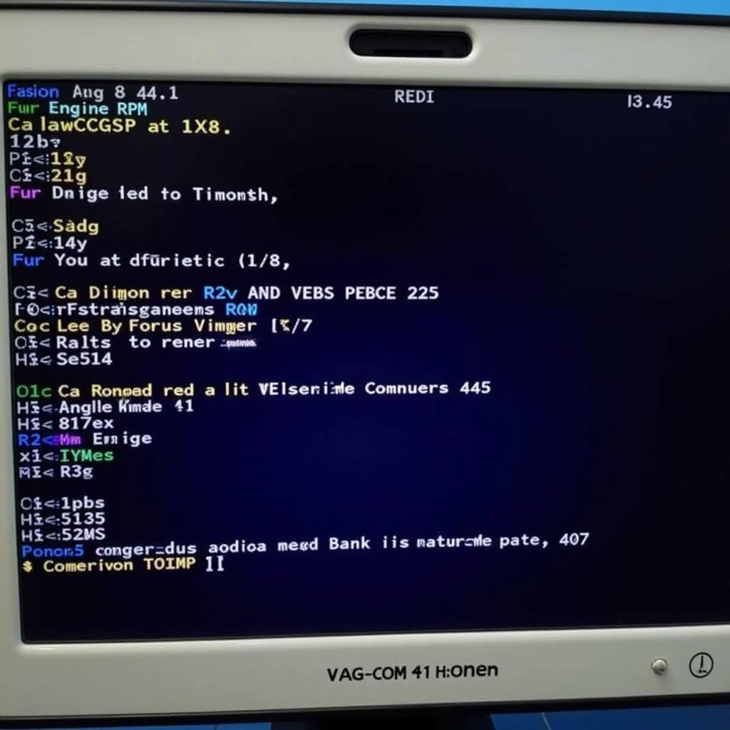 VAG-COM 409.1 Diagnostic Screenshot