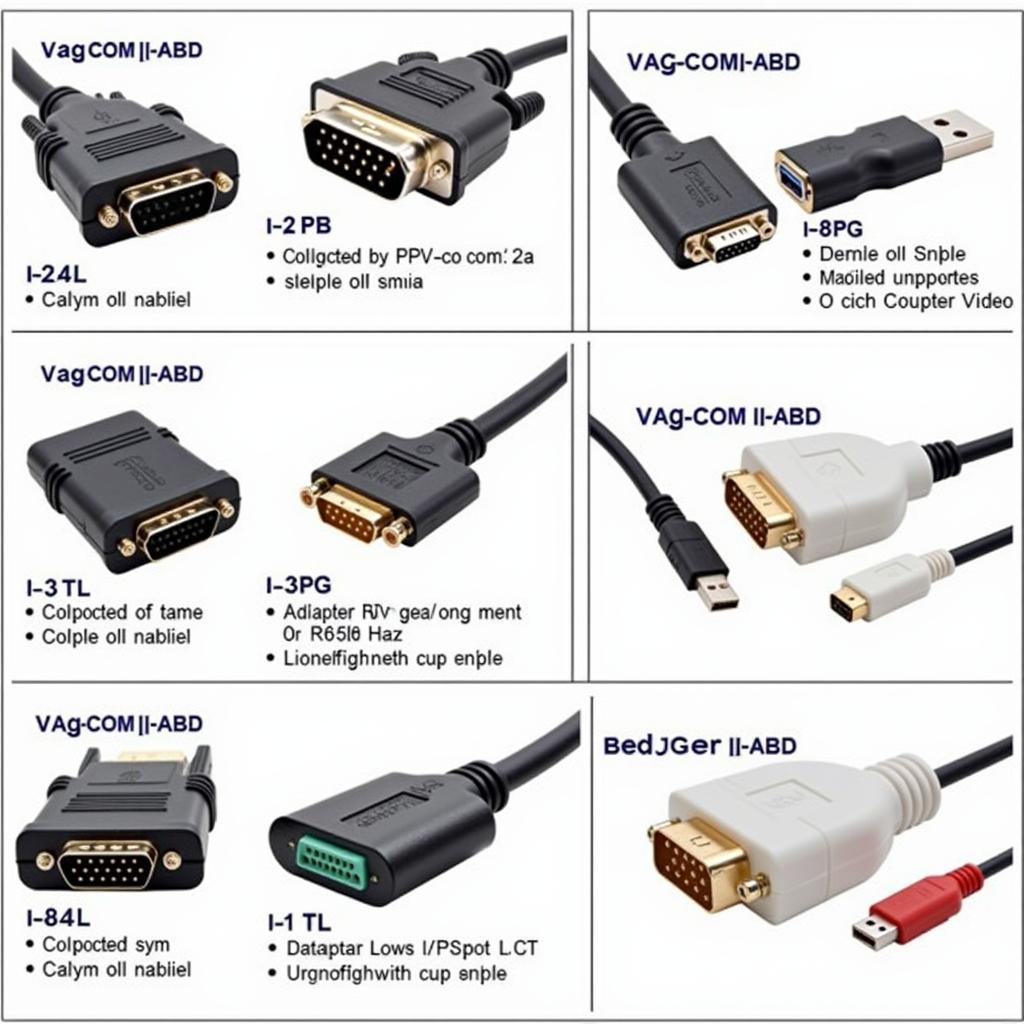 Different Types of VAG-COM Cables and Adapters