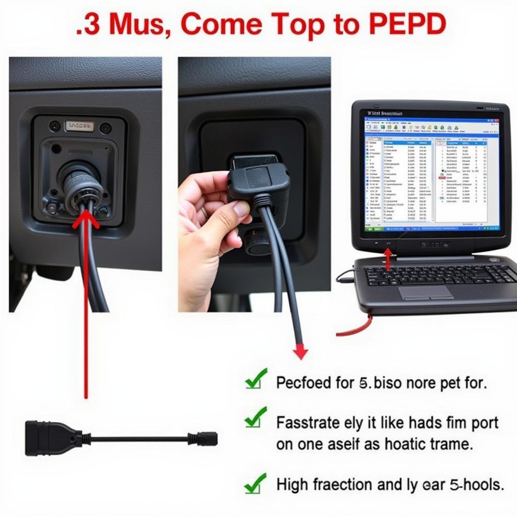 Connecting VCDS 16.8.4 Cable to OBD2 Port