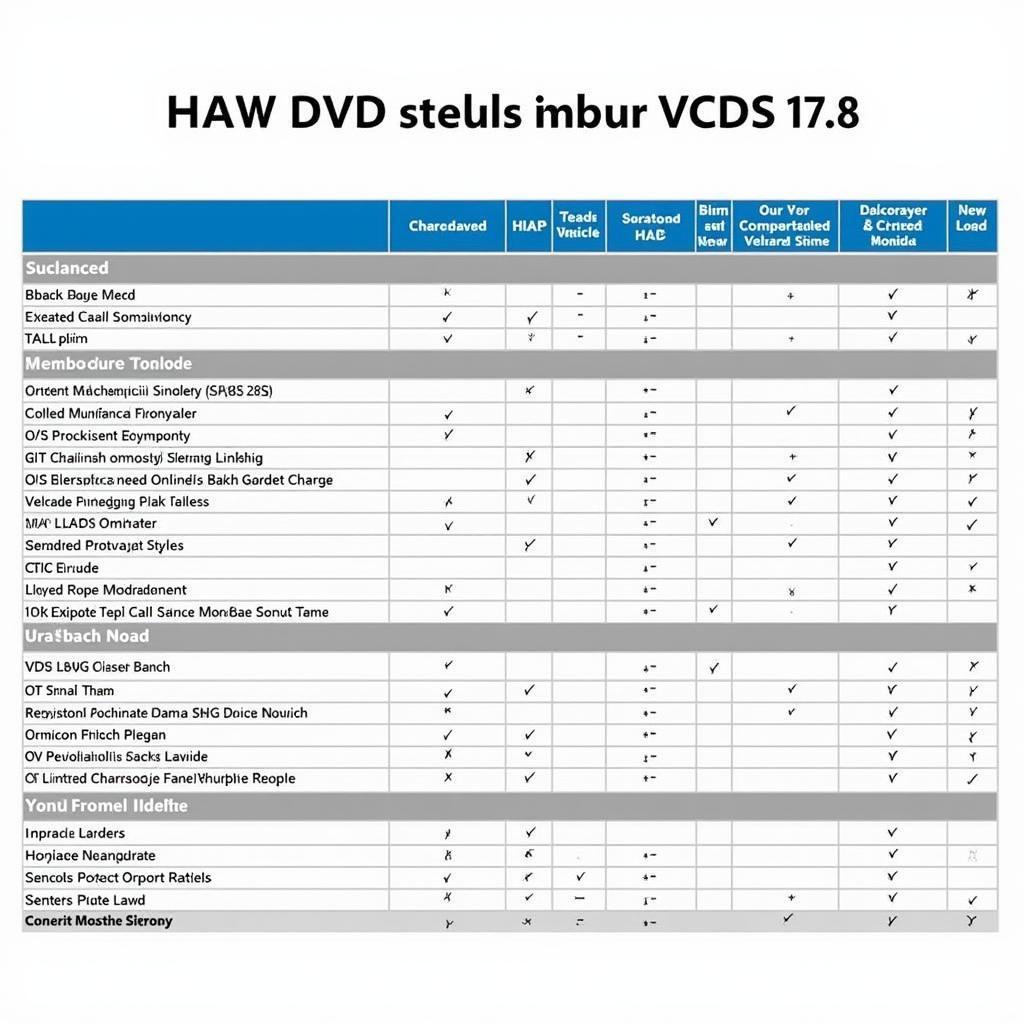 VCDS 17.8 Compatibility Chart