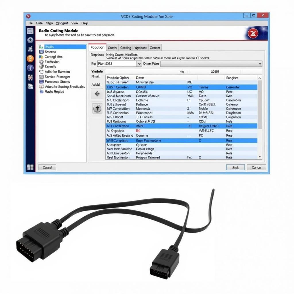 VCDS 56 Radio Coding Interface