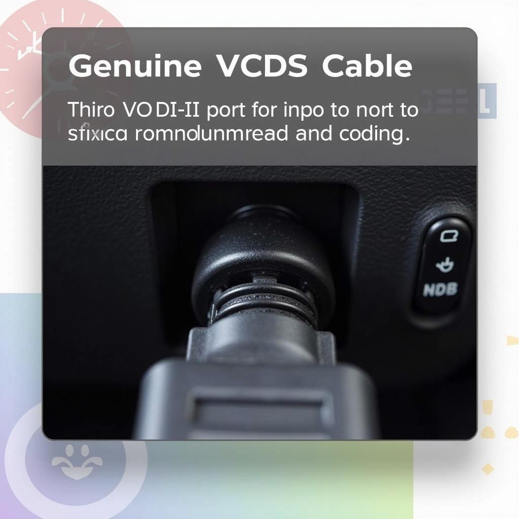 VCDS Cable Connected to Skoda