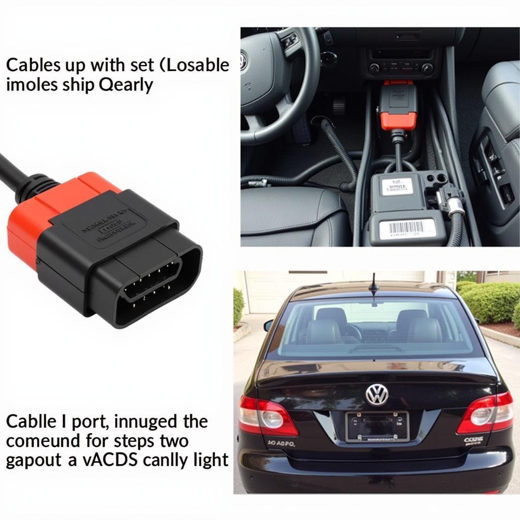 VCDS Cable Connection to 2012 Jetta OBD Port