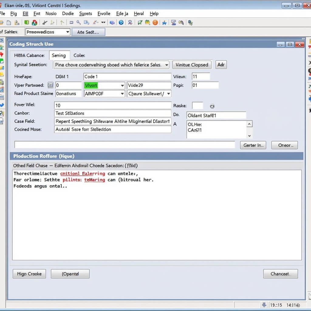 VCDS Coding Screen Example