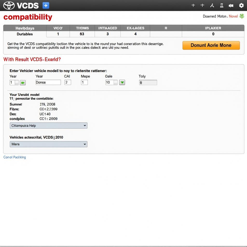 VCDS Compatibility Lookup Tool