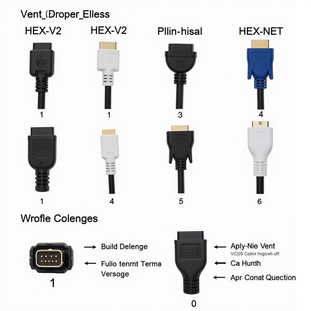 Different Types of VCDS Compatible Cables