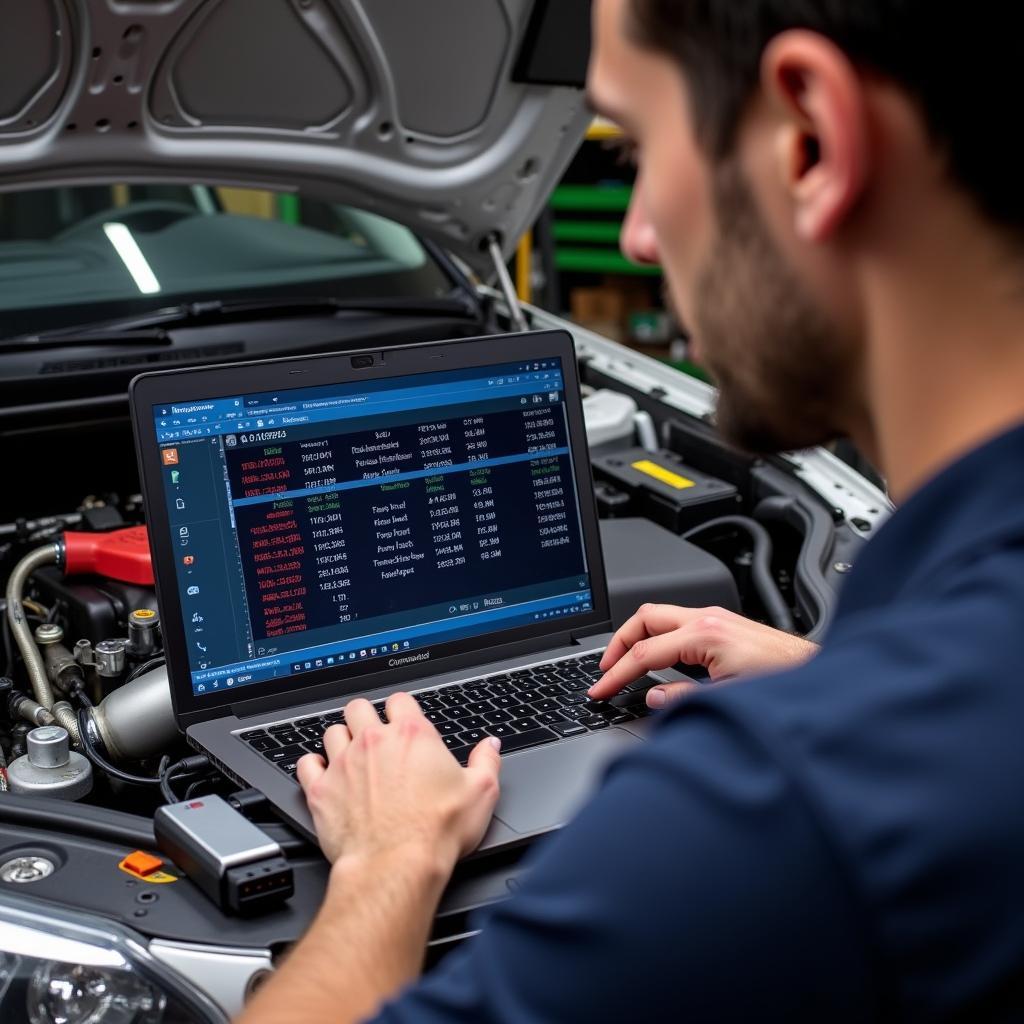 Diagnosing a car problem with VCDS