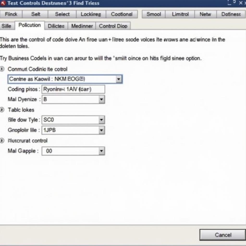 VCDS Driver Door Coding Software Interface