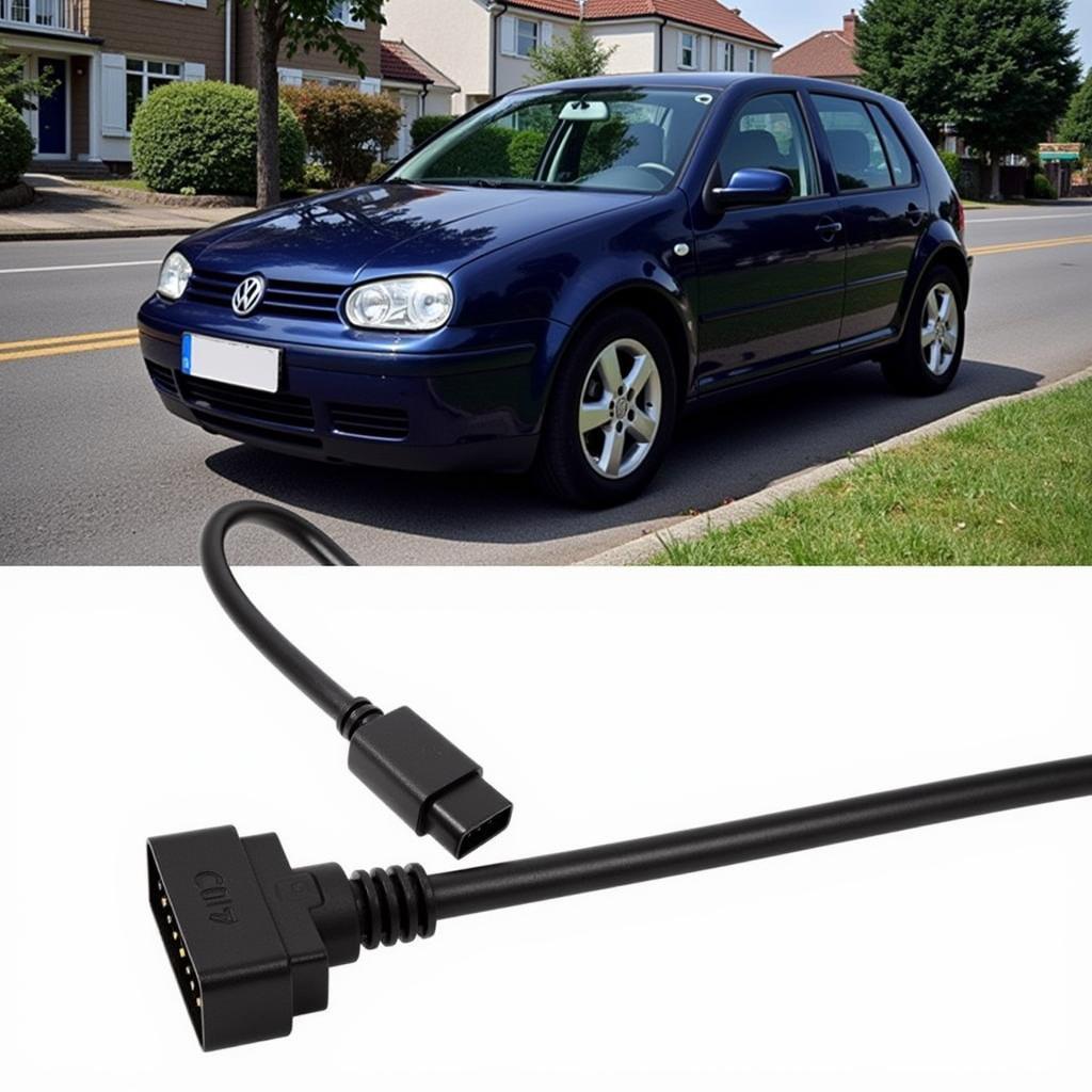 Connecting VCDS eBay Cable to Car's OBD-II Port