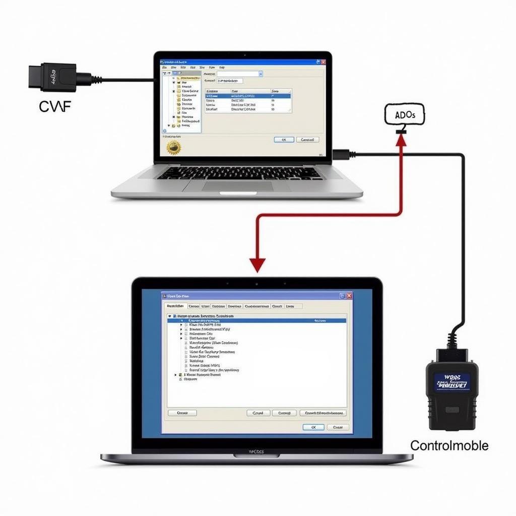 VCDS EVAP Test Setup