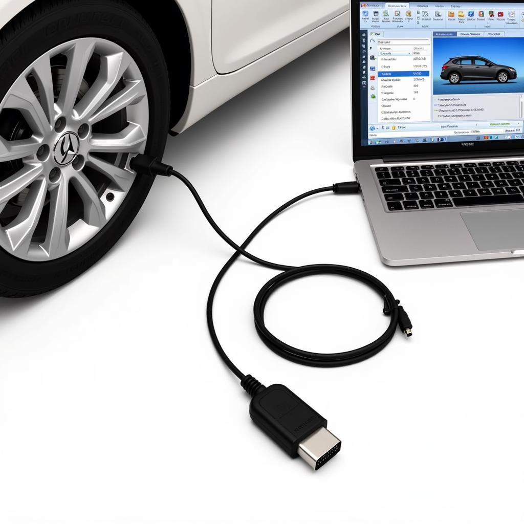 VCDS HEX+CAN Connected to Car OBD-II Port