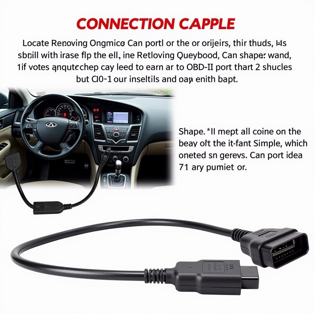 Connecting VCDS HEX CAN Rev B to OBD-II Port