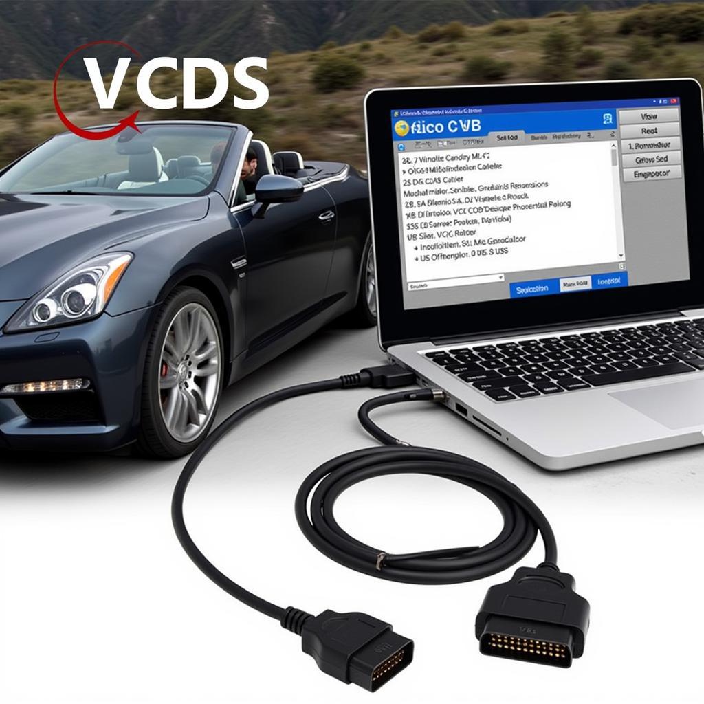 VCDS Hibakód Olvasó Connected to Car