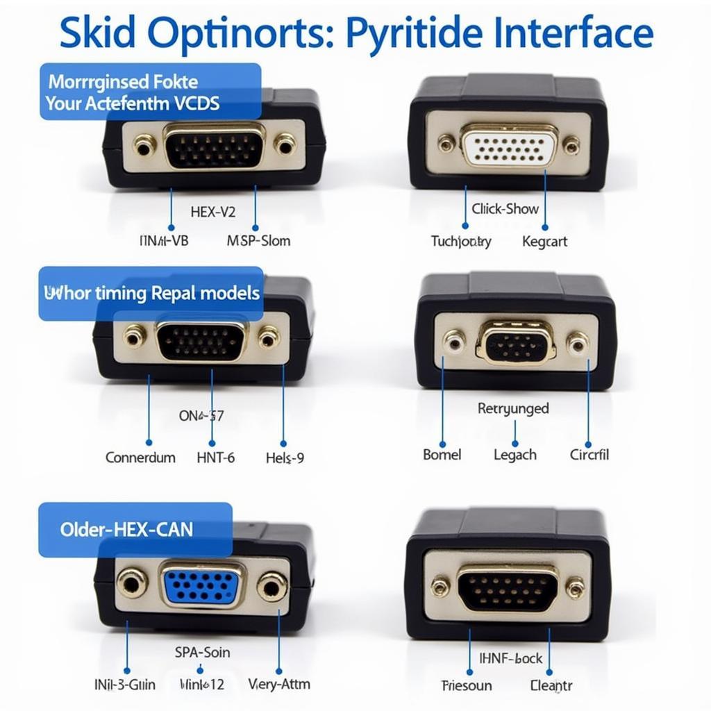 VCDS Interface Options: HEX-V2, HEX-NET, and Older Models