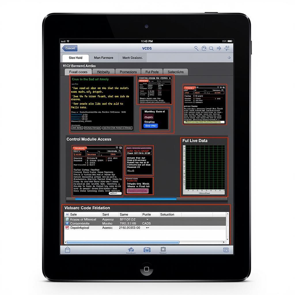 VCDS iPad Interface Overview