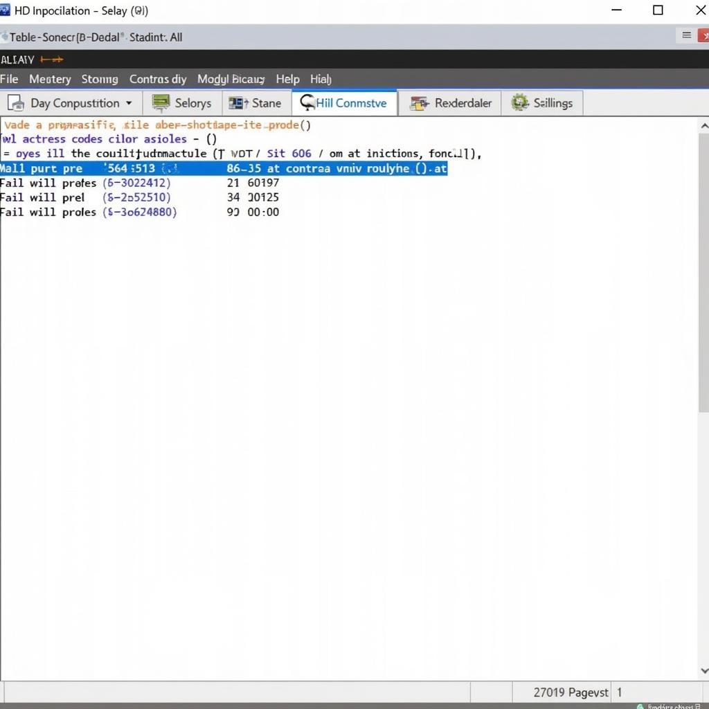 Long Coding Byte Structure