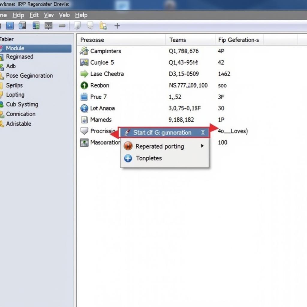 VCDS Manual Regeneration Software Interface