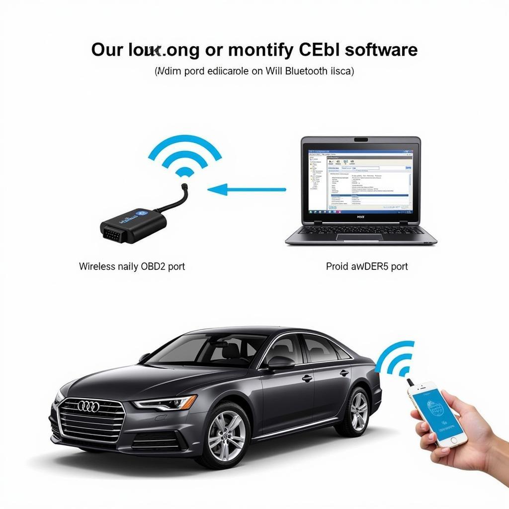 VCDS OBD2 Bluetooth Connection Diagram