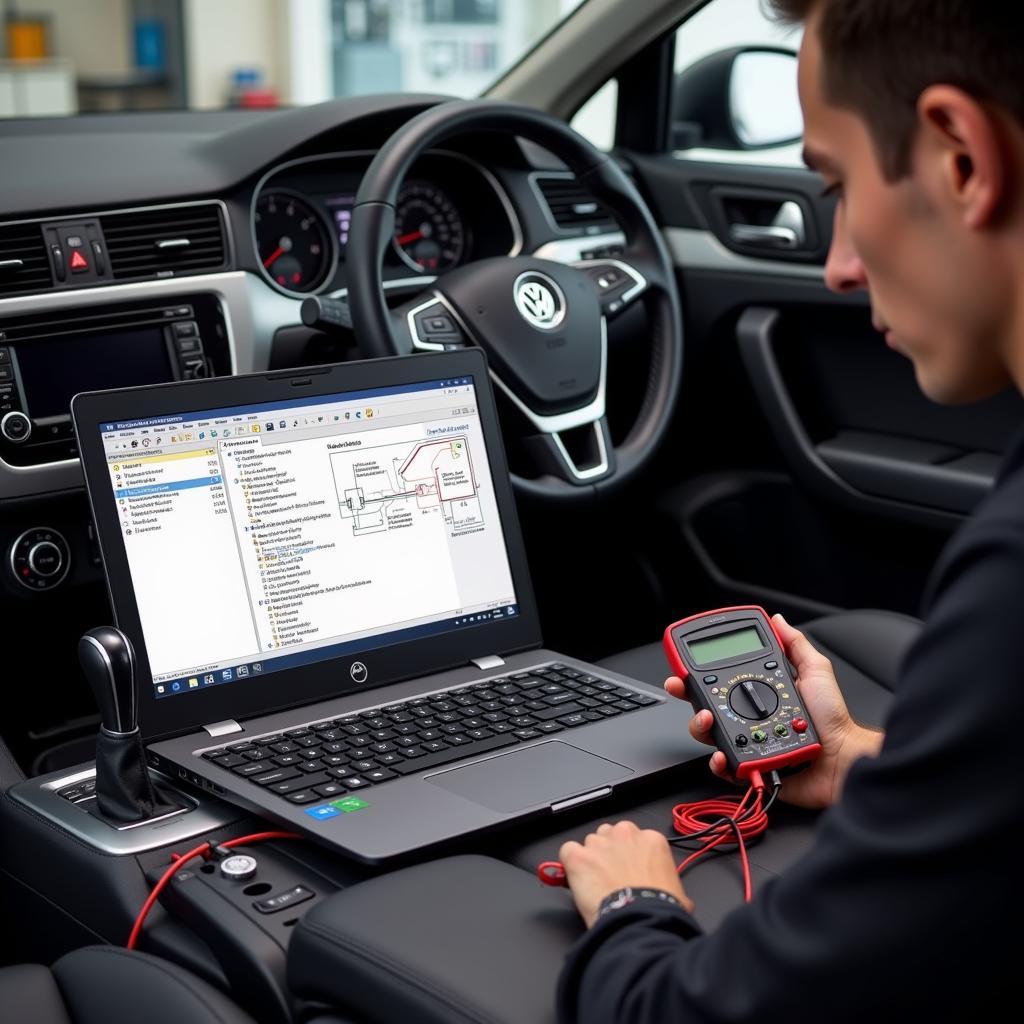 Troubleshooting Electrical Issues on a VW Passat 2012 with VCDS