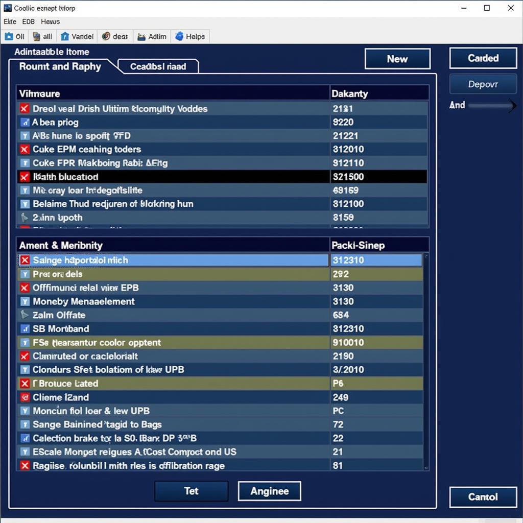 VCDS Rear Brake Coding Screen