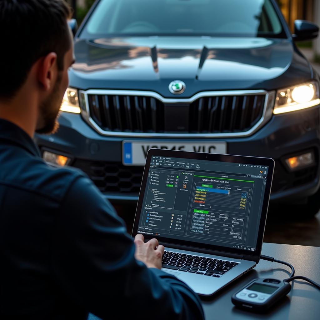 VCDS Diagnostics for Skoda Lights