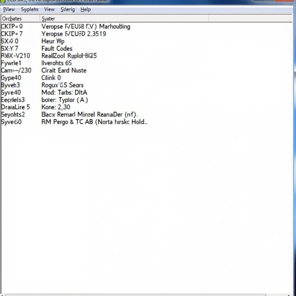 VCDS Software Displaying Fault Codes