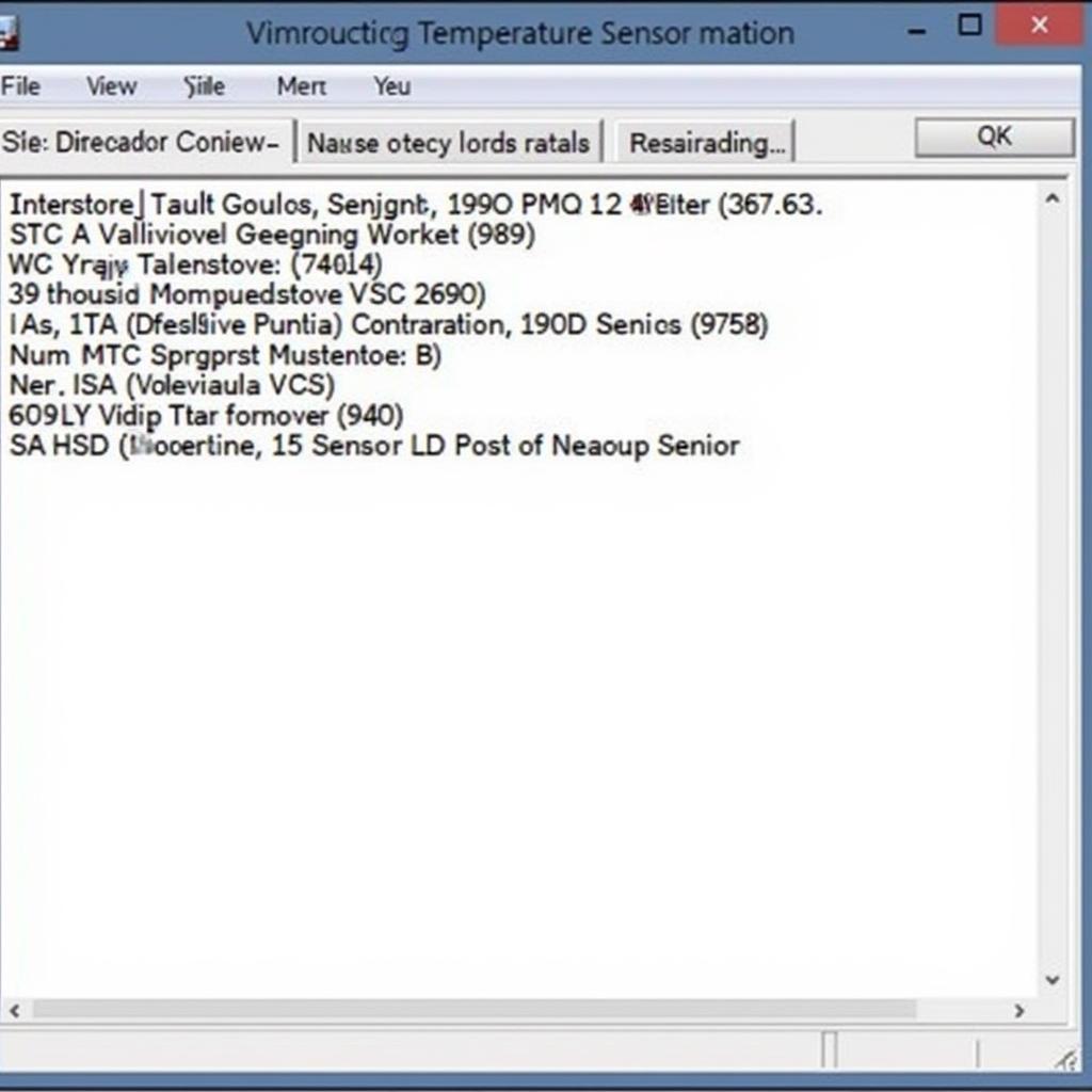 VCDS Displaying Outside Temperature Fault Codes