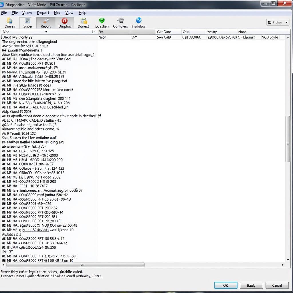 VCDS Software Interface Displaying Fault Codes