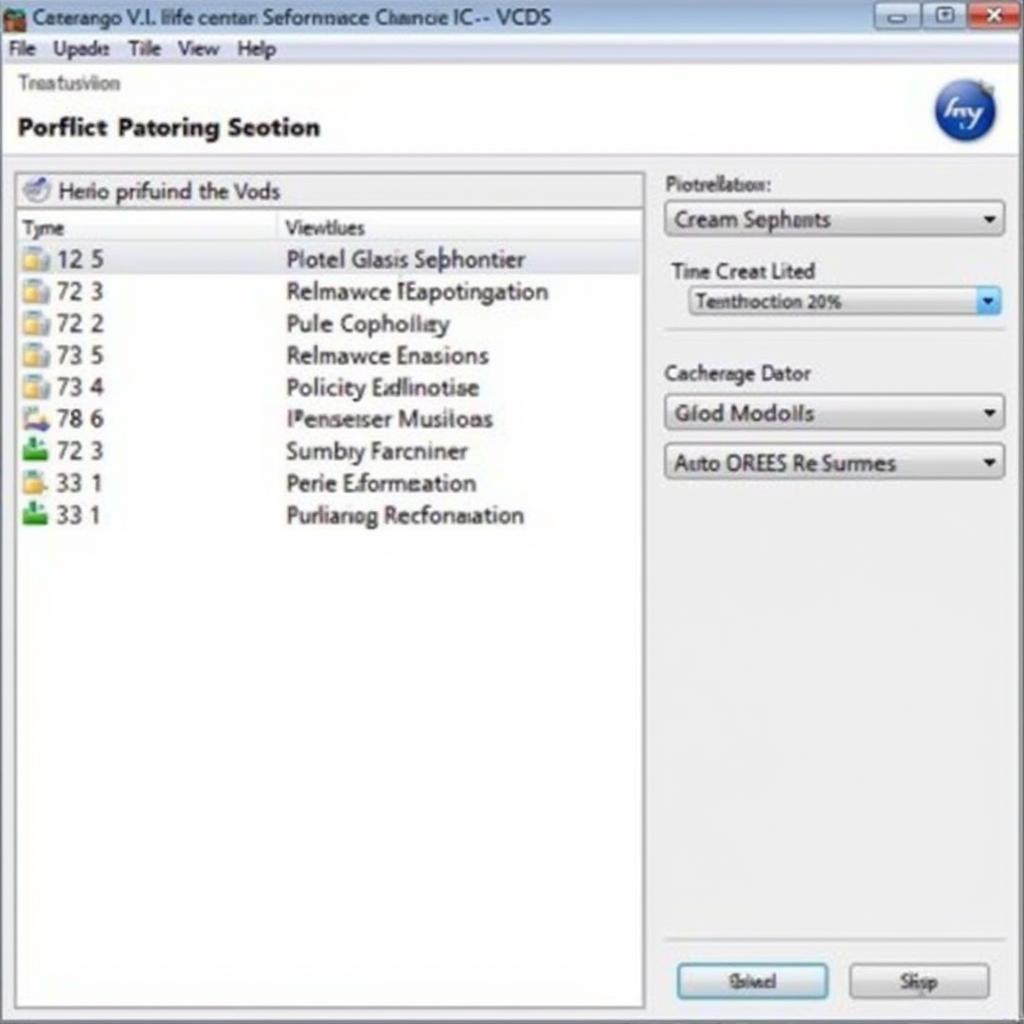 VCDS Software Interface for Transmission Adaptation