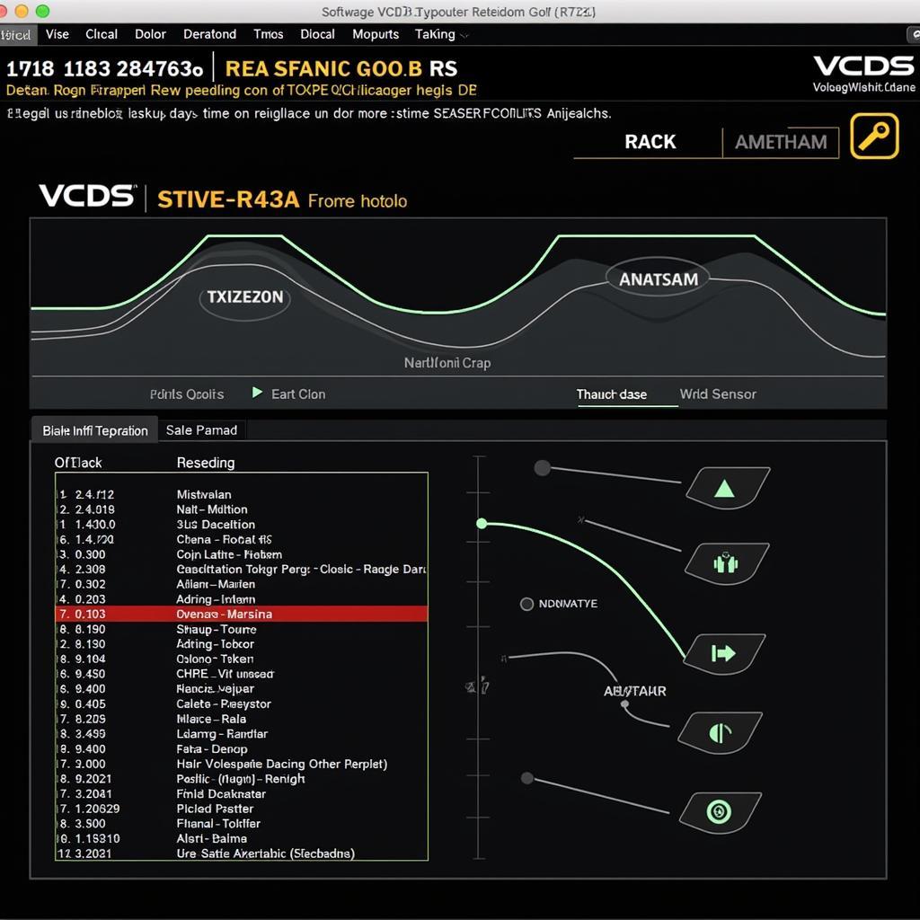 VCDS Software Screenshot Showing Diagnostic Data