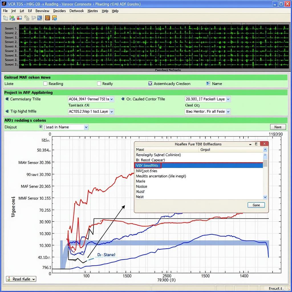 Diagnosing MAF Sensor Issues with VCDS TDI Graph