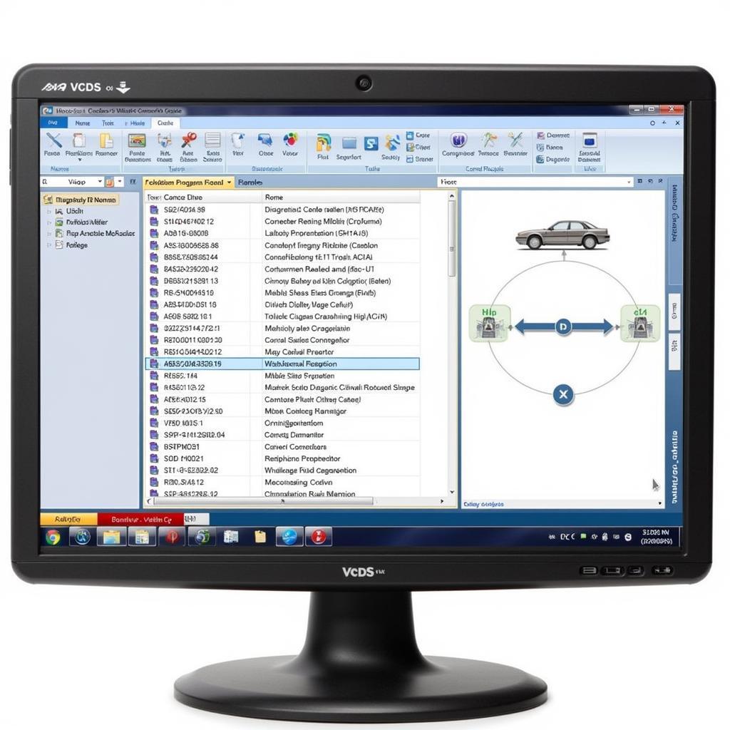 VCDS V2 Software Interface Displaying Diagnostic Data