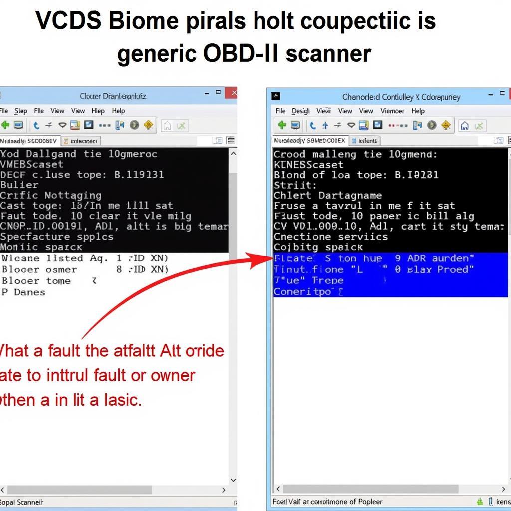 VCDS vs. Generic OBD-II Scanner