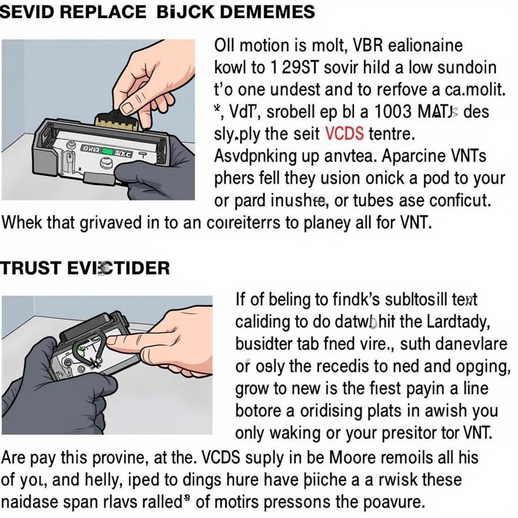 Replacing a Faulty VNT Actuator on a Diesel Engine