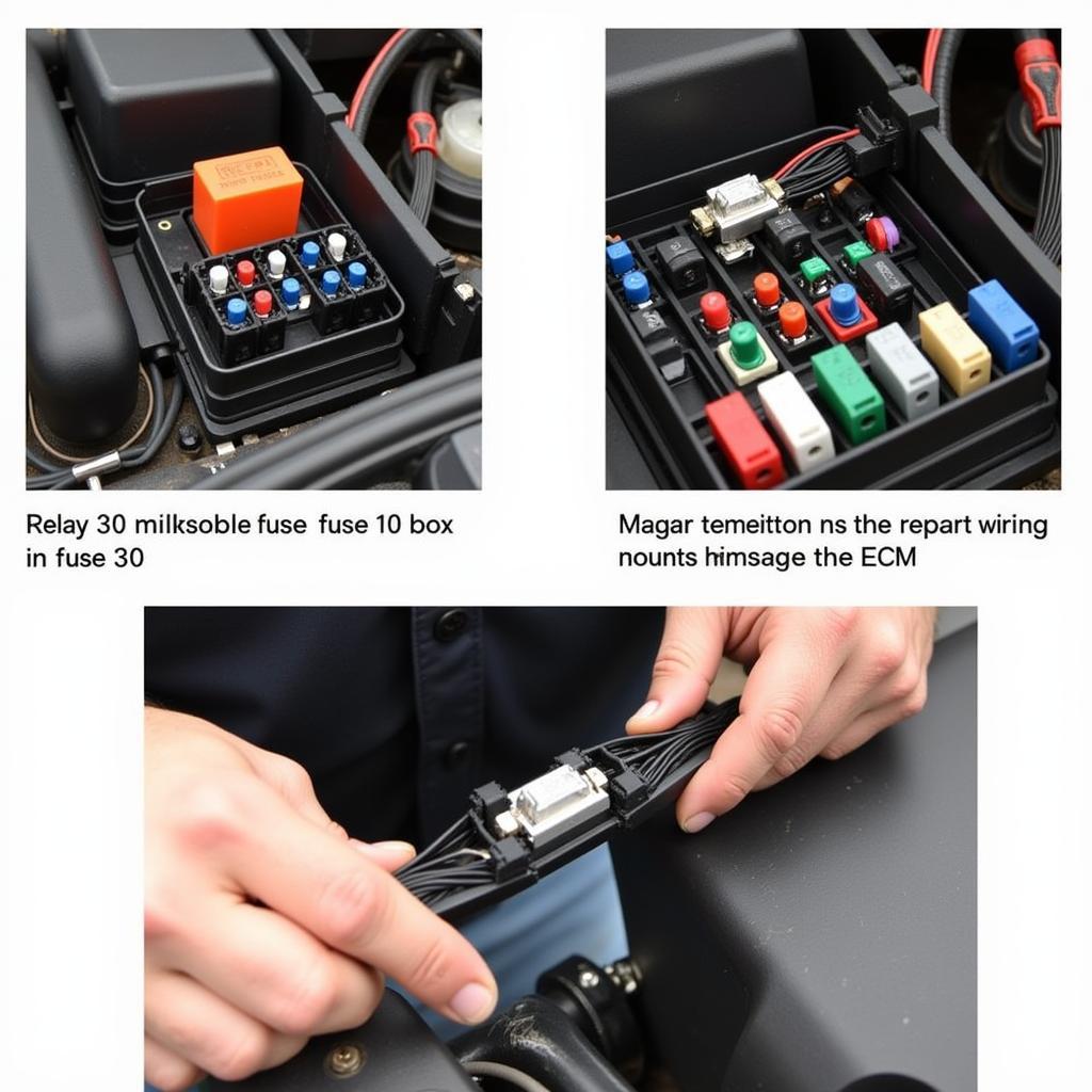 VW 01176 Fault Code Fix: Replacing Relay 30 and Repairing Wiring Harness