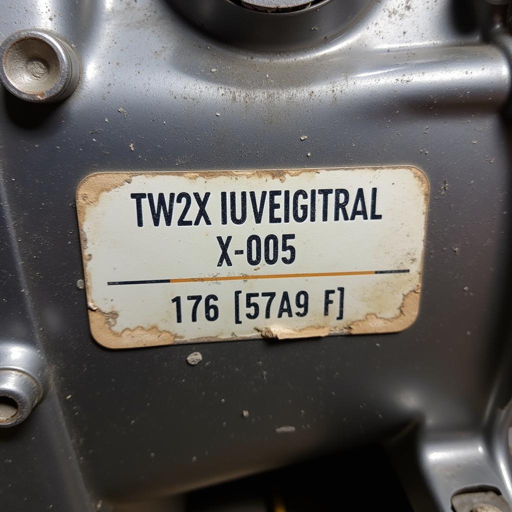 VW 02J Transmission Code Location