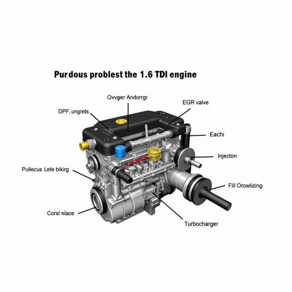 VW 1.6 TDI Common Problems Diagram