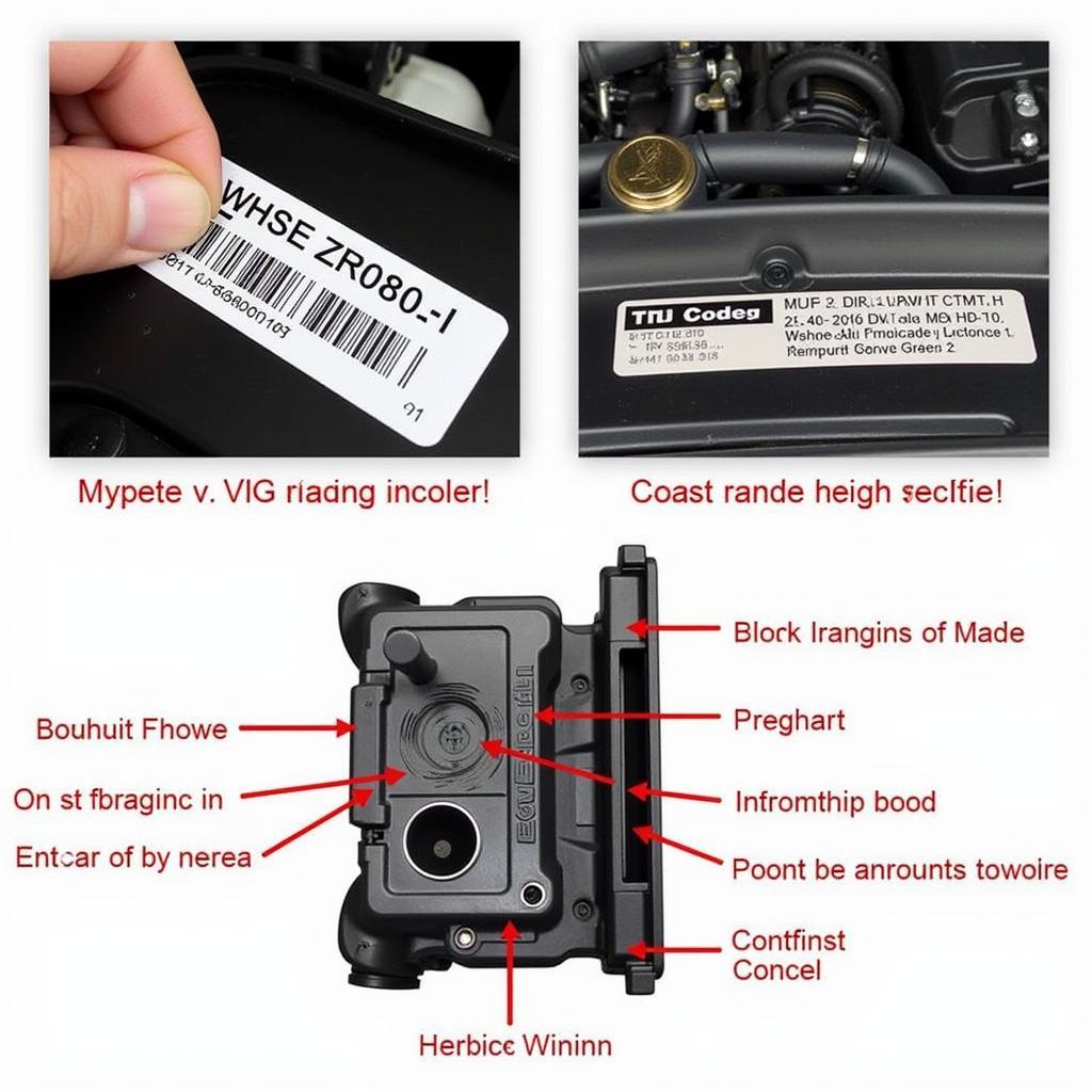 VW 1.6 TDI Engine Code Location