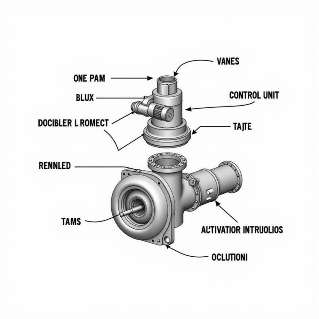 VW 2.0 TDI Turbo Actuator Diagram