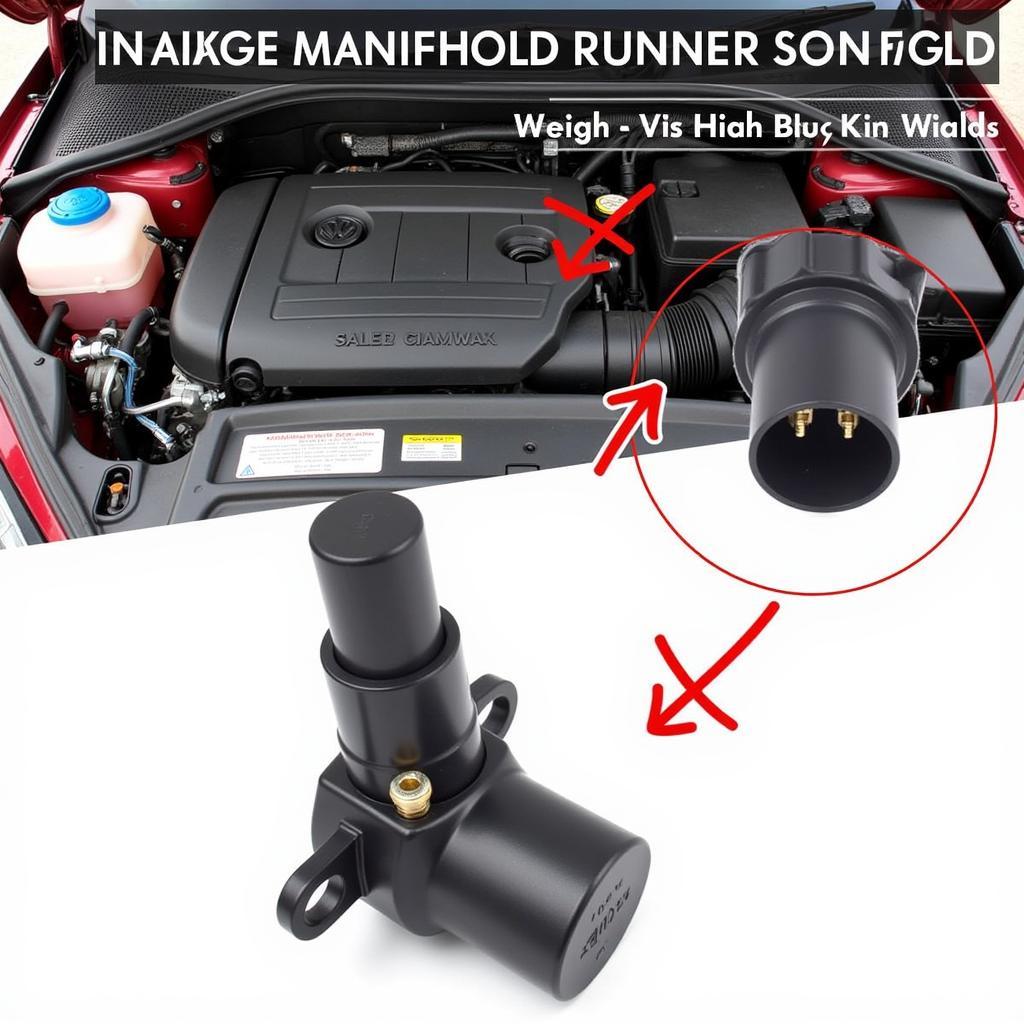 VW 2012 Beetle Intake Manifold Runner Position Sensor Location and Identification