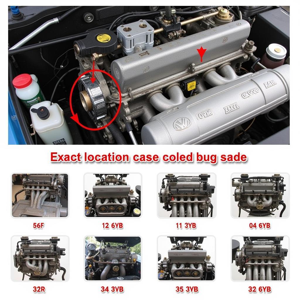 VW Air Cooled Case Code Location