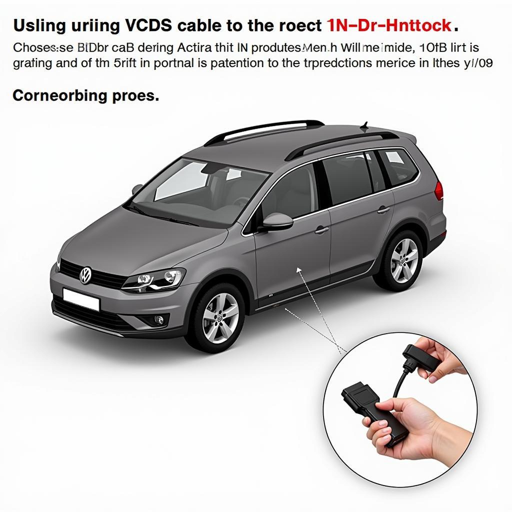 Connecting VCDS Cable to VW Alltrack OBD-II Port