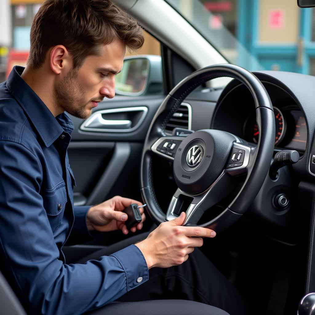 Troubleshooting VW Beetle Air Bag Issues with a VAG COM Scanner