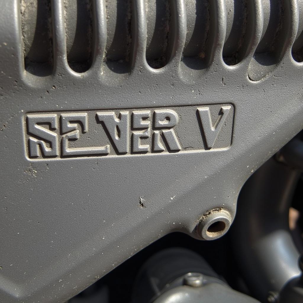 Example of a VW Beetle Engine Code Stamp