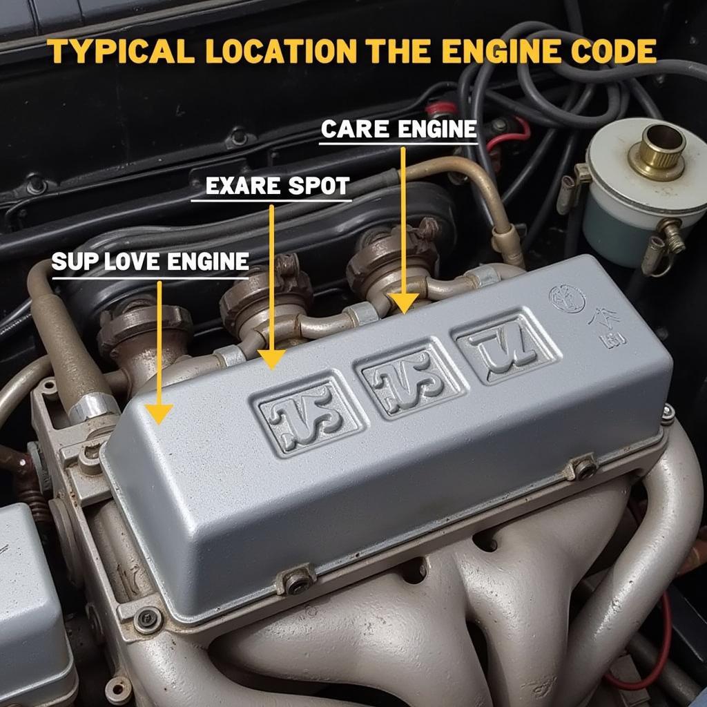 VW Beetle Engine Code Location