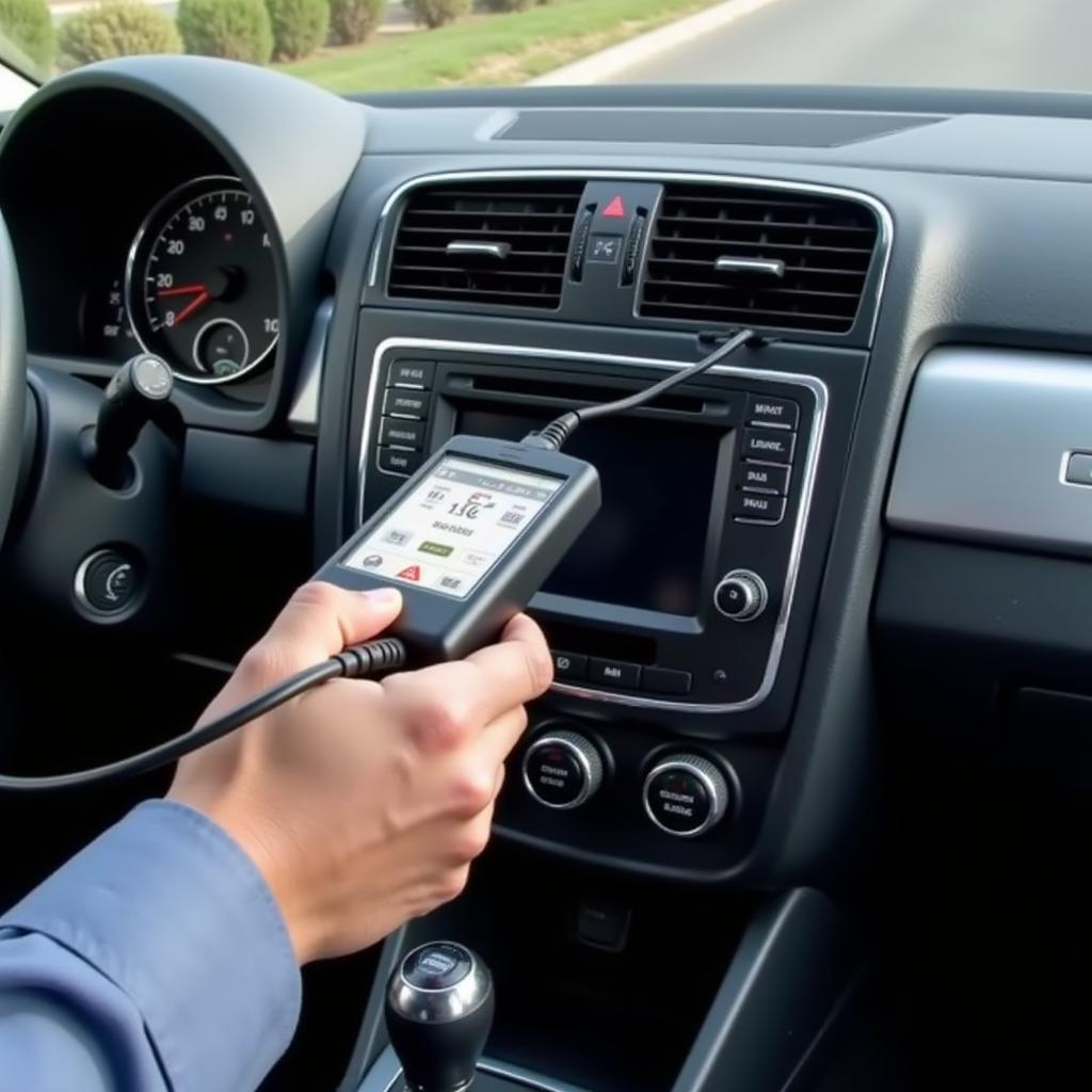 Using an OBD Scanner on a VW Beetle