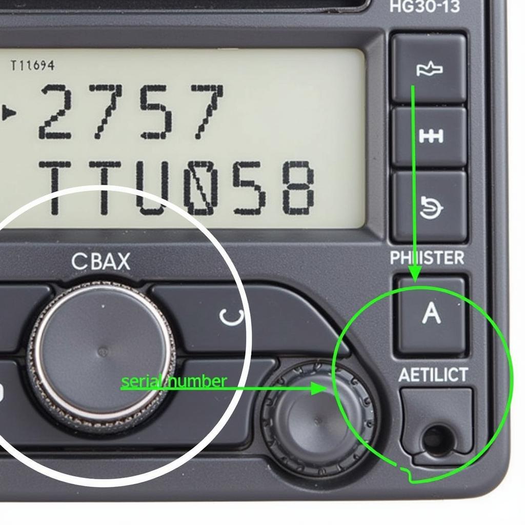 VW Beetle Radio Serial Number Location