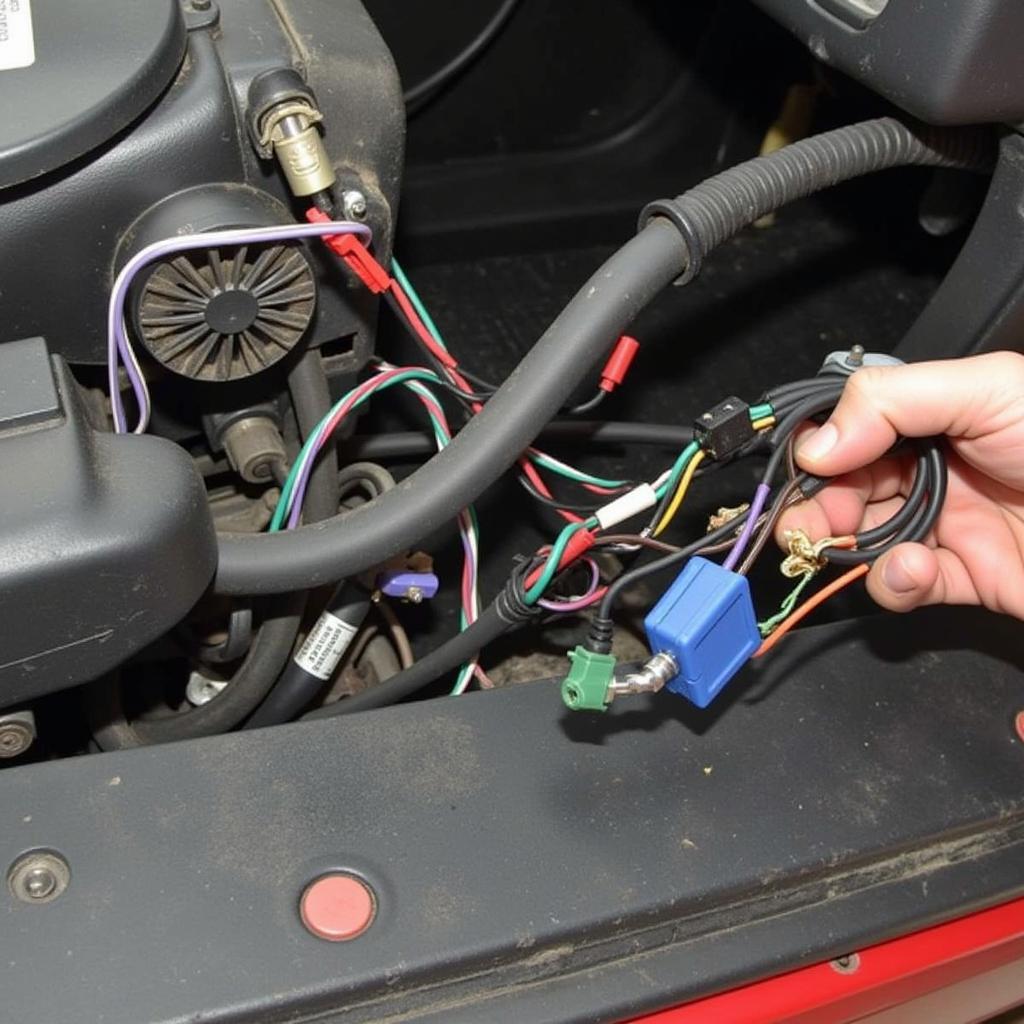 VW Cabrio Wiring Harness Inspection for Damage