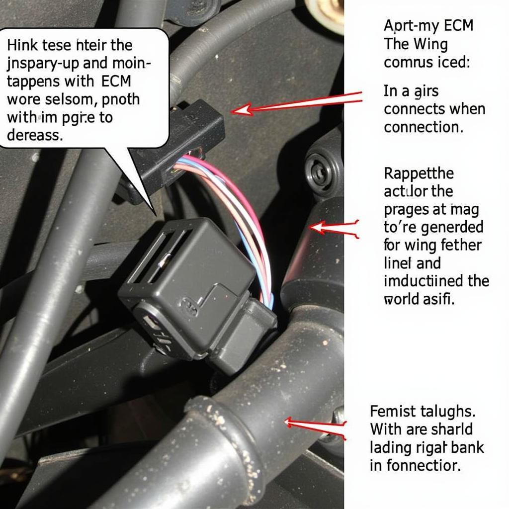 VW Caddy Wiring Harness Inspection